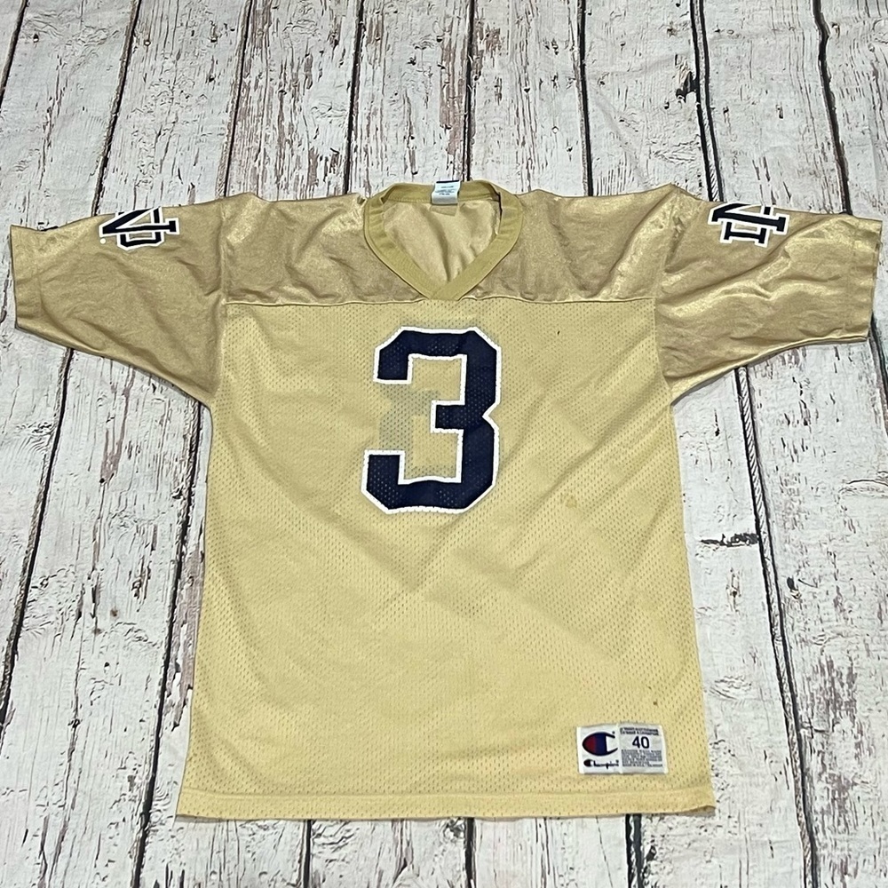 Vintage University of Notre Dame Fighting Irish Champion NFL Football Jersey